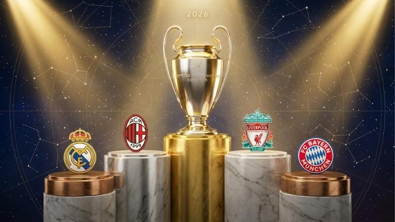 nhung-doi-bong-tung-vo-dich-champions-league-nhieu-nhat